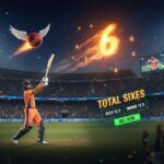 Betting on total sixes in match from India