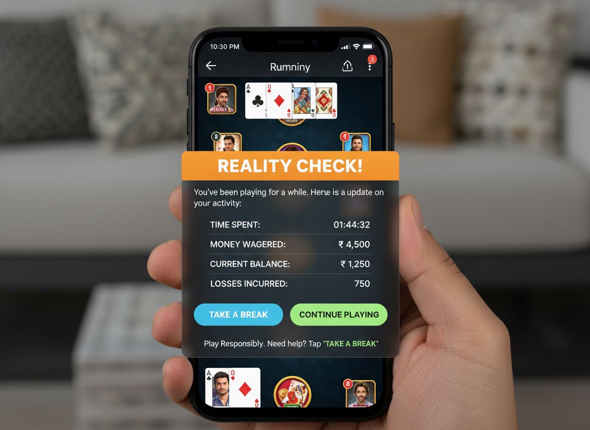 How to set reality check reminders for gambling